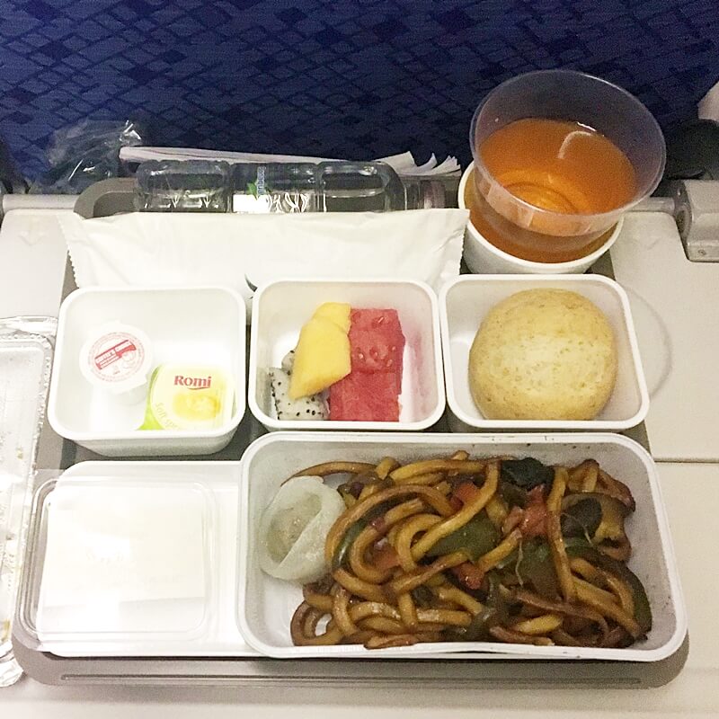 dragon airline vegan meal