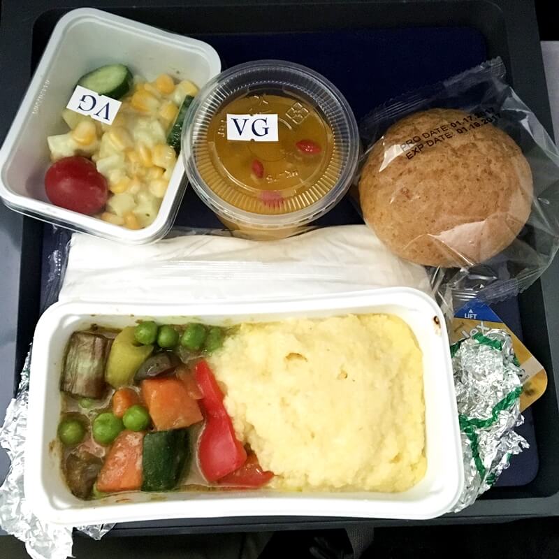 sri lanka airline vegan meal