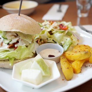 Mottainai Plant-Based Whole Food Cafe - burger