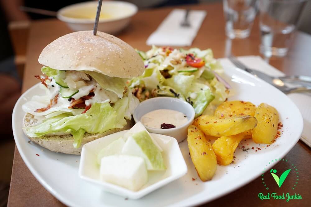 Mottainai Plant-Based Whole Food Cafe - burger