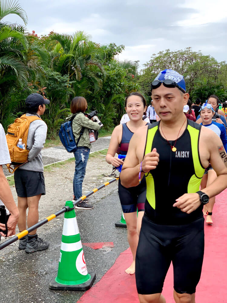 challenge taiwan 113 swim finish