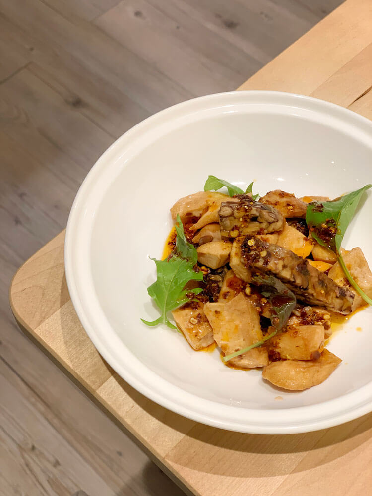 Me n v3gan spicy tempeh tofu